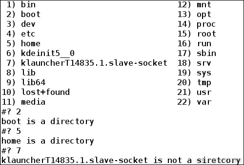使用 select 循环