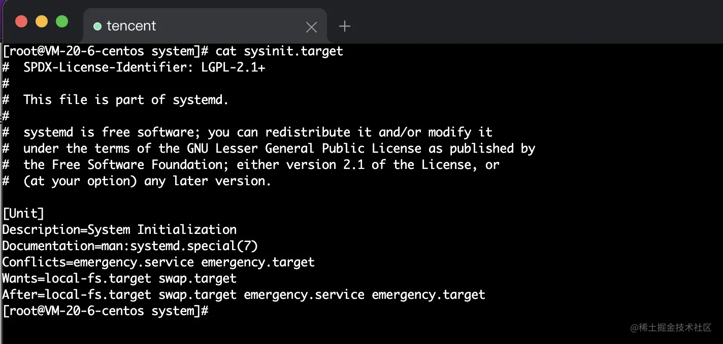sysinit.target文件内容