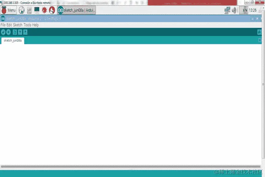Raspian 中的 Arduino 界面