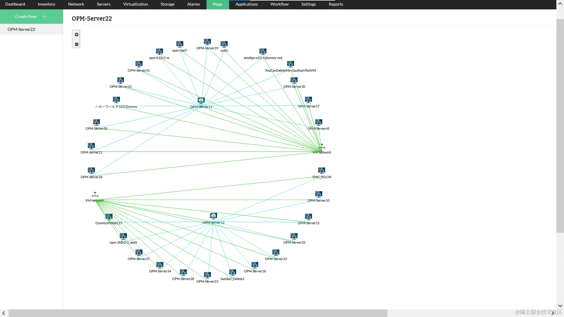 VM软件拓扑映射-管理引擎业务管理器