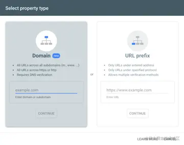 When registering your WordPress website you can choose between Domain name and URL prefix