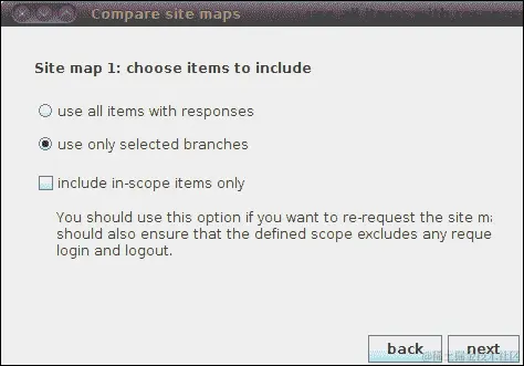 8 – 比较站点地图