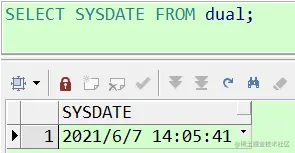 sysdate