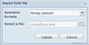 导入您的 Nmap 数据
