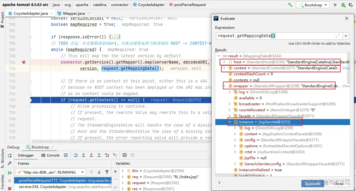 CoyoteAdapter.postParseRequest()