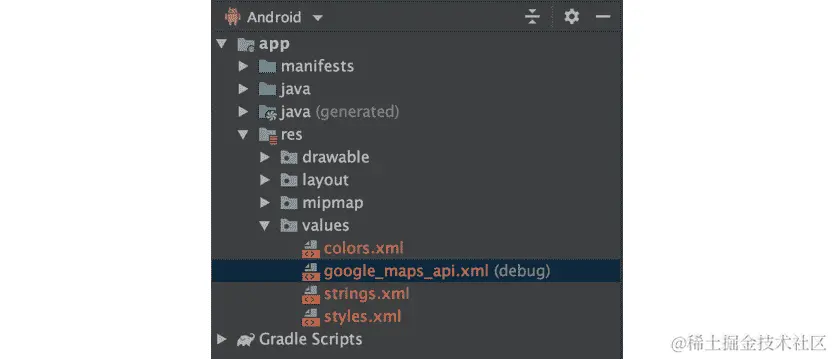 图 7.4：Android 视图