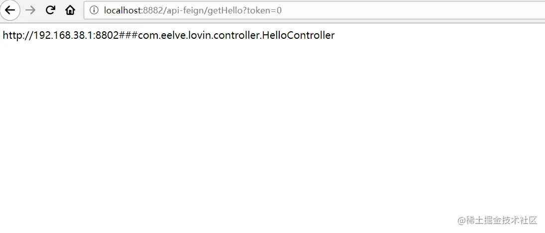 zuul网关转发结果