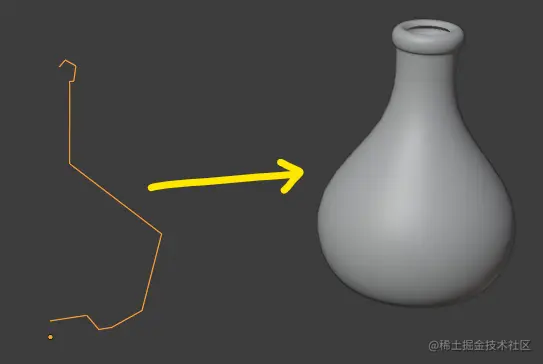 细分变形器将线条更加流畅 - 瑞云渲染