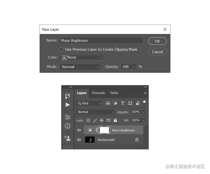 creating new levels adjustment layer