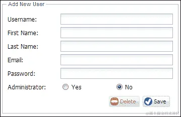 The doAddUser function