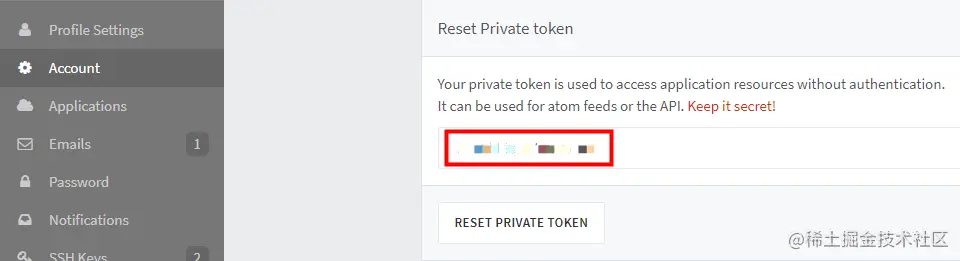 private_token