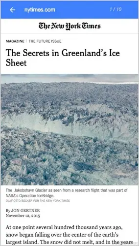 一篇按照AMP文件格式展示的纽约时报文章