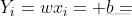 Y_{i}=wx_{i}+b