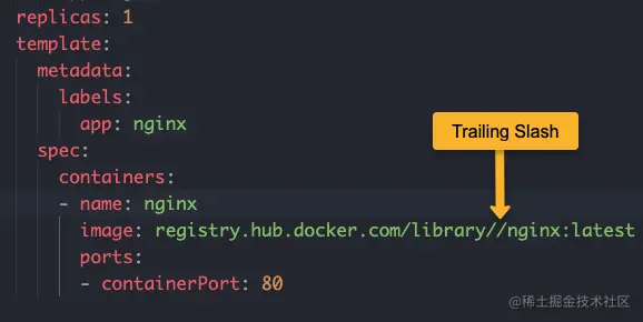 解决错误：带有 url 斜杠的 InvalidImageName