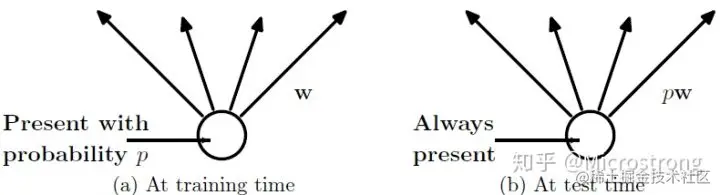 dropout在测试模型时