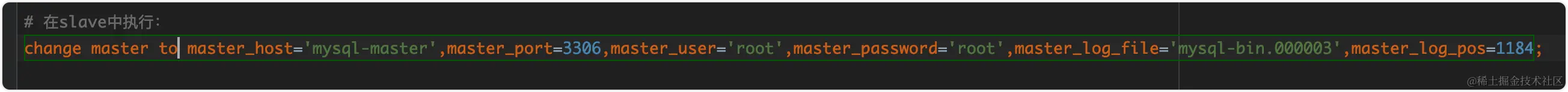 在salve中执行命令