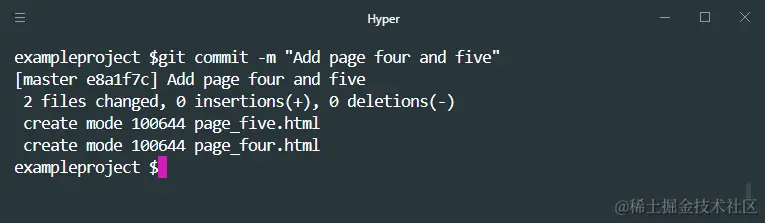 git commit two files to repo