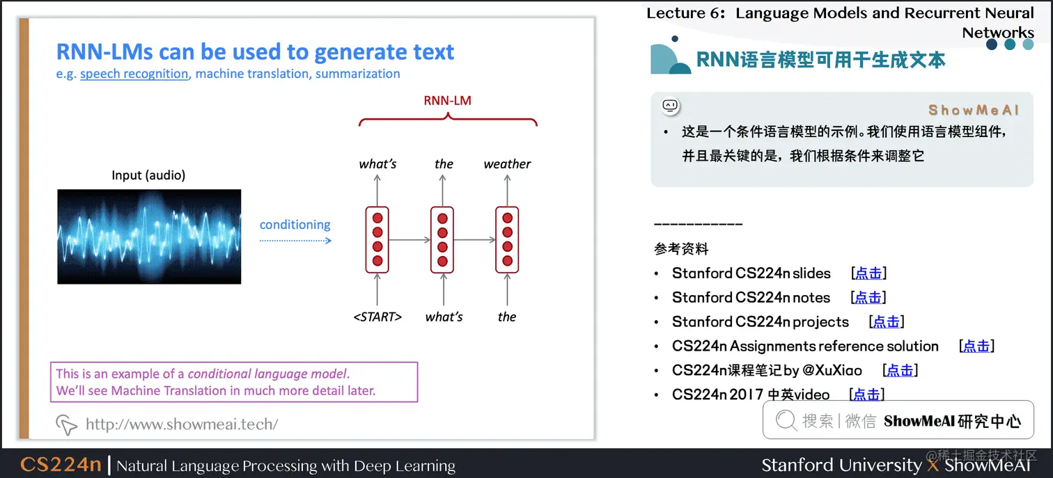 RNN语言模型可用于生成文本