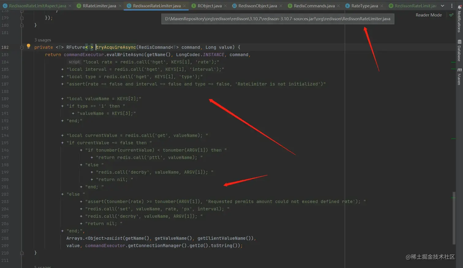 rateLimiter.tryAcquire()方法源码
