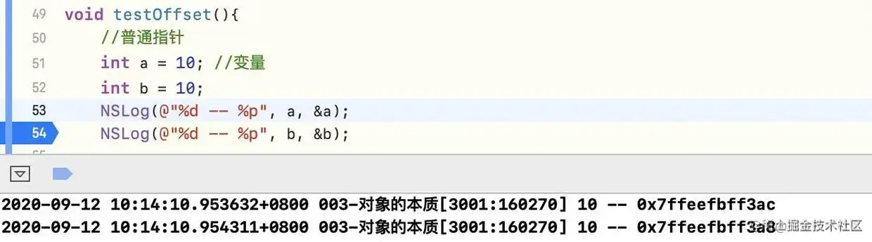 普通指针打印结果
