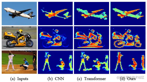 图1. 多种方法的图像特征可视化