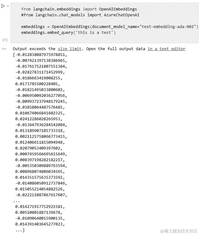 图 10.29 – 文本嵌入示例