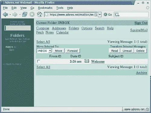 SquirrelMail 网络邮件包