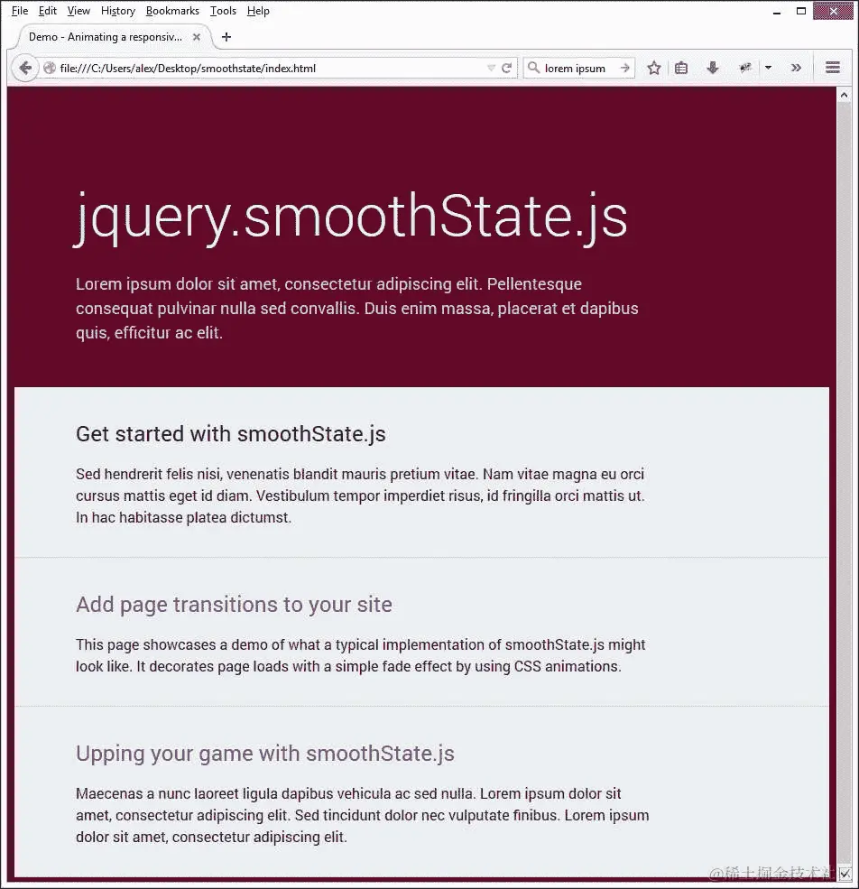 在响应式网站中进行动画处理
