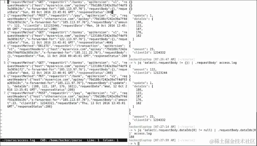 JSON jamming in the new age