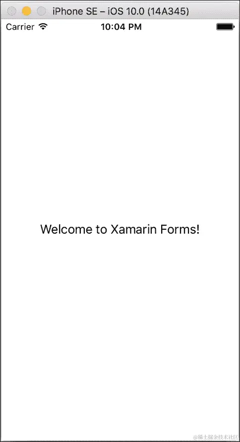 在 Xamarin.Forms 中创建 Hello World