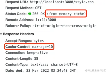 Cache-Control: max-age=10
