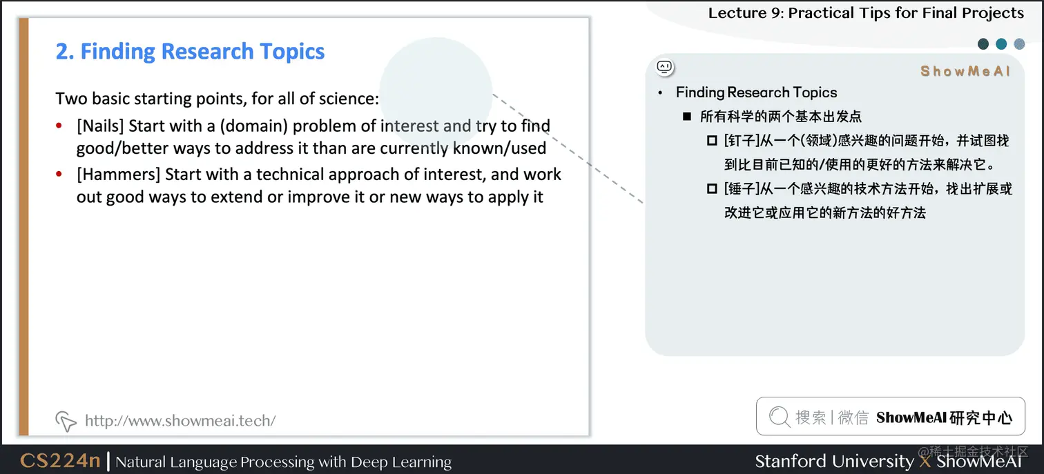 Finding Research Topics