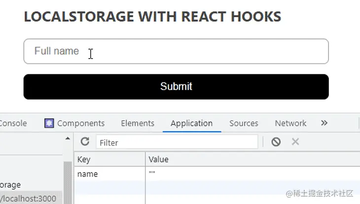 Input Remains On Page Refresh