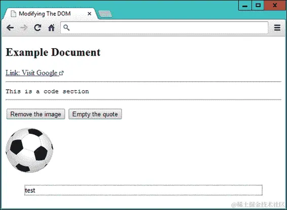 一个包含各种元素的文档