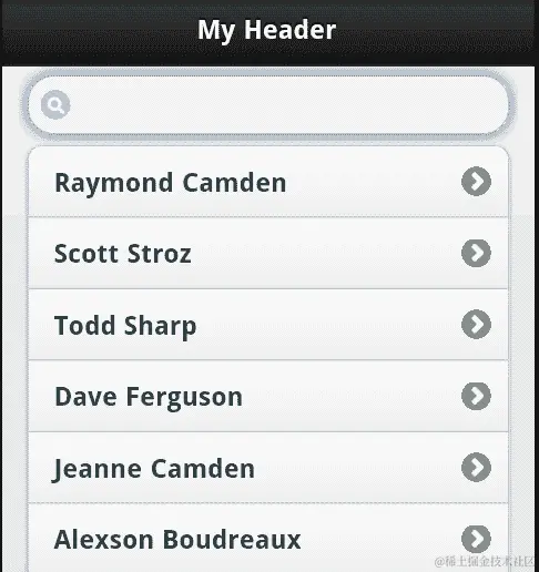 使用搜索过滤器