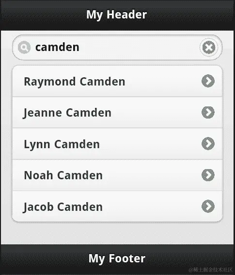 使用搜索过滤器