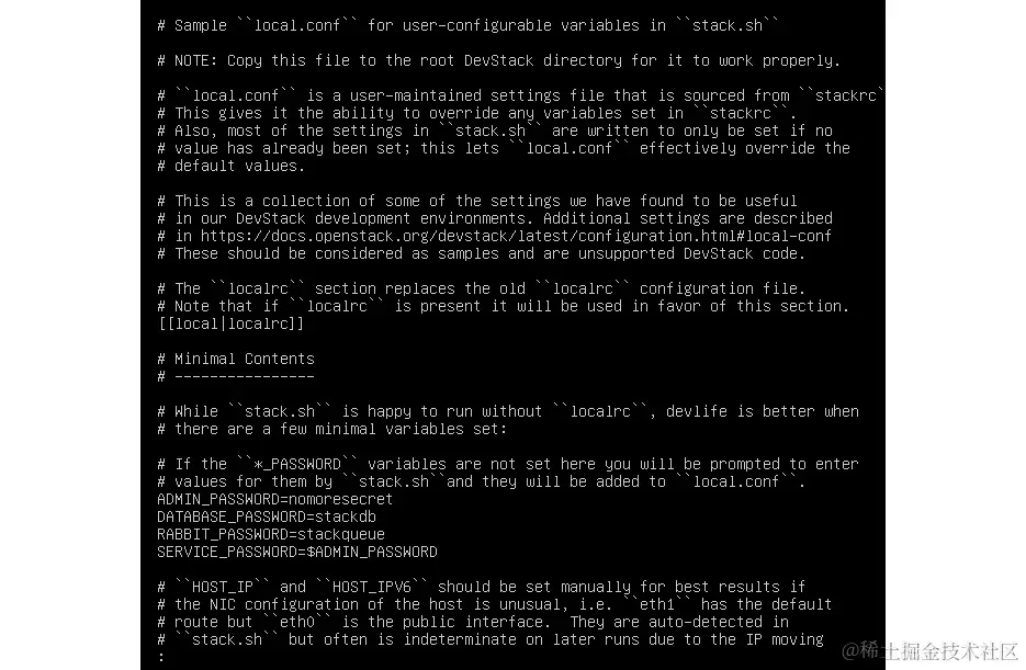 图 12.12 - 安装程序配置