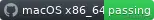（Mac OS 构建状态）