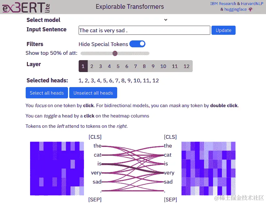 图 11.1 – exBERT 界面 