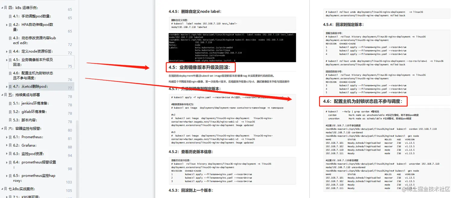 138页K8S实战案例，涵盖所有高级进阶知识点，代码齐全仅分享三天