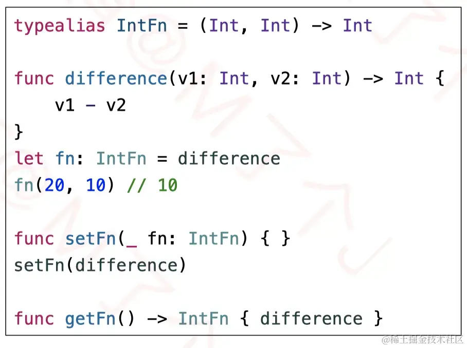 给函数类型起别名