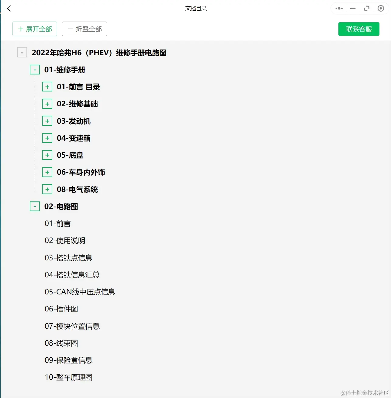 2006-2022年长城哈弗汽车维修手册和电路图[资料更新]