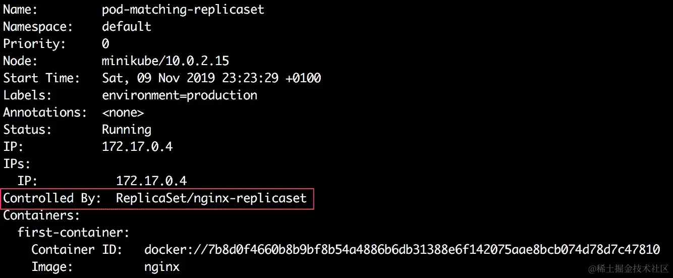 图 7.4：描述 Pod