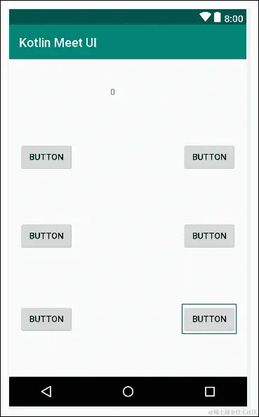 使用按钮和 TextView 小部件从我们的布局中，借助接口的一点帮助