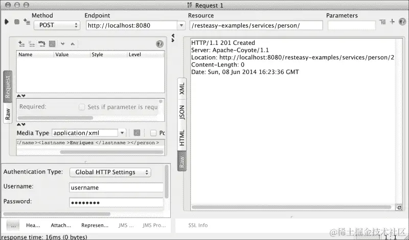 通过提供用户凭据进行基本认证
