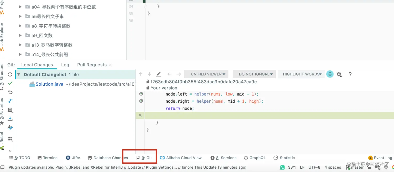IntelliJ IDEA的搁置功能IDEA 提供了 shelve 的功能，shelve 的意思是“将…搁在一边”，即把 掘金