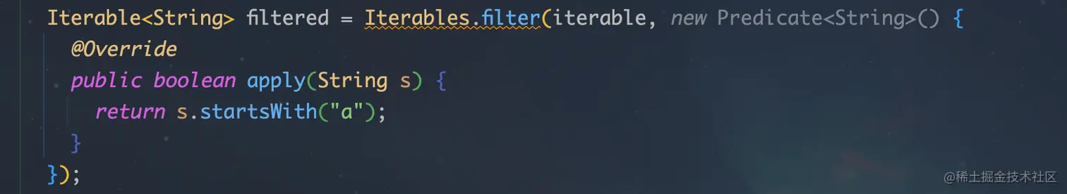 Iterable获得符合条件的元素
