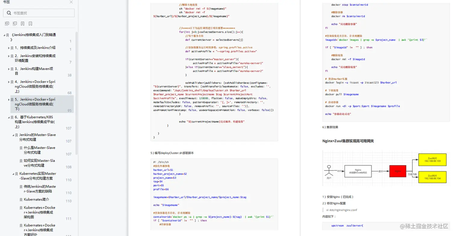 精选！阿里内部爆款K8S+Jenkins技术笔记，高质量干货建议收藏