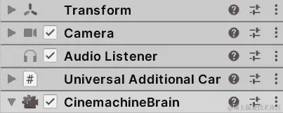 图 12.24 – CinemachineBrain 组件