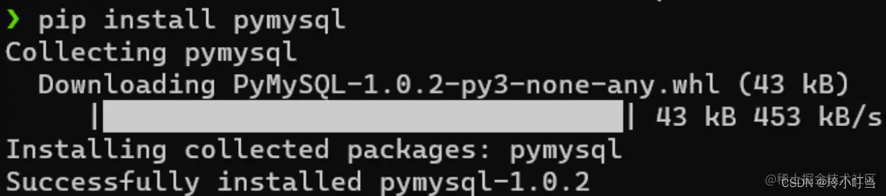 pymysql